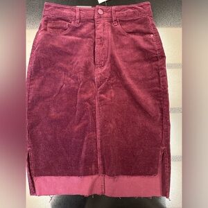 Black label magenta skirt